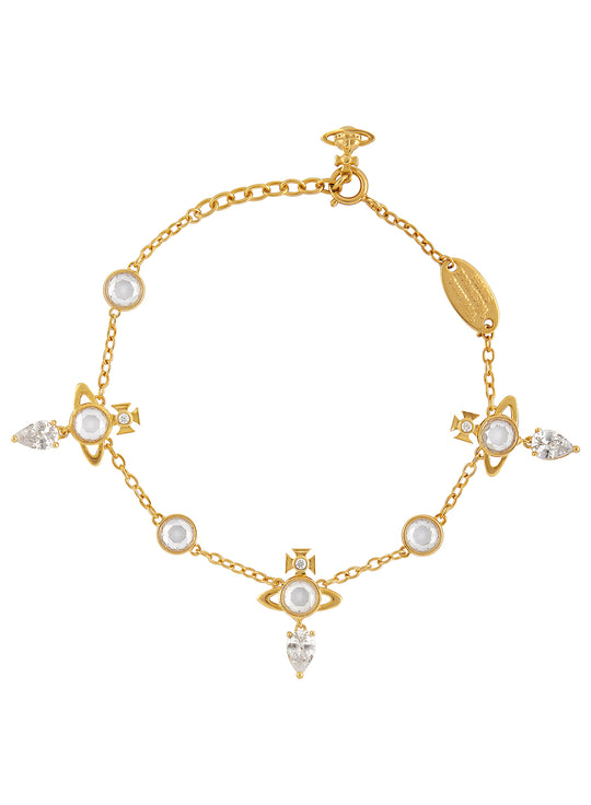 Phaedra Bracelet - Gold/White - 61020235-01R102-SM