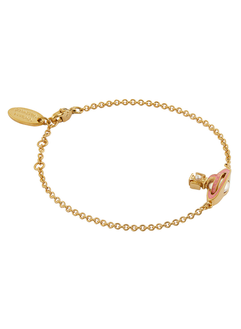 Simonetta Bas Relief Bracelet - Gold/Pink - 6102023X-02R752
