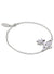 Ribbon Bas Relief Bracelet - Silver/Sky Blue - 61020242-02P599