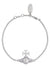 Mila Bracelet - Silver/Lavender - 6102025A-02P243