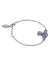 Samira Bas Relief Bracelet - Silver/Violet - 6102026M-02P787