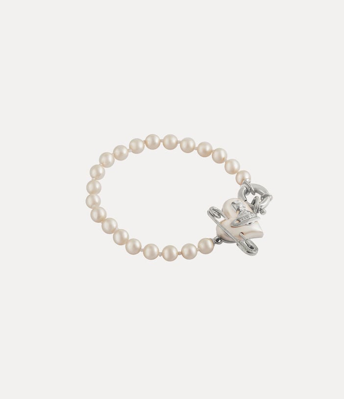 Orietta Pearl Bracelet - Silver - 6103007A-02P103-IM