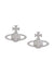 Mayfair Bas Relief Earrings - Silver - 62010029-W110-MY