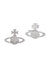 Mayfair Bas Relief Earrings - Silver - 62010029-W110-MY