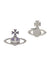 Mayfair Bas Relief Earrings - Silver - 62010029