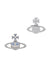 Mayfair Bas Relief Earrings - Silver - 62010029