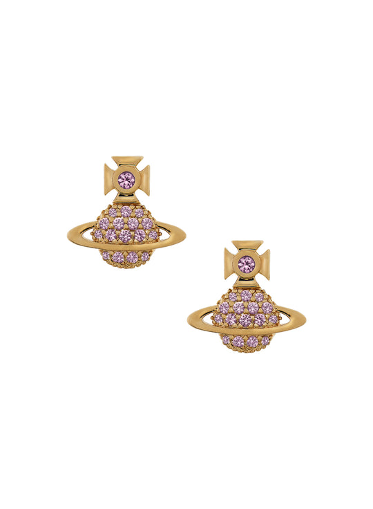 Tamia Earrings - Gold/Pink - 62010036-02R456-SM