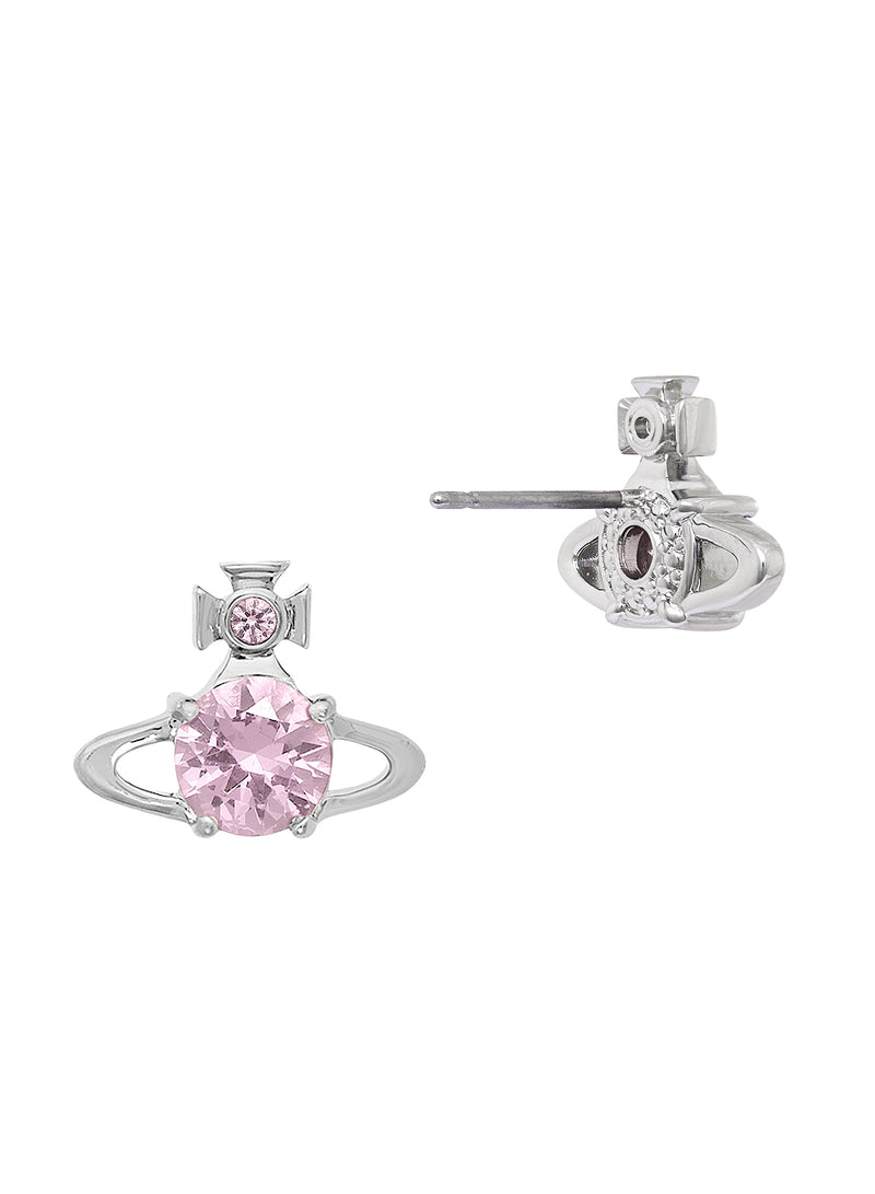 Reina Earrings - Silver/Pink - 62010070-02P347-SM