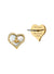 Petra Earrings - Gold/White - 62010074-02R782