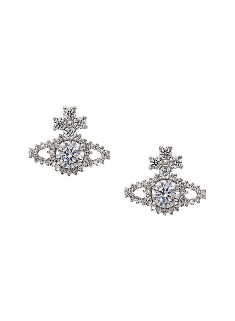 Valentina Orb Earrings - Silver - 62010101-02P102-SM
