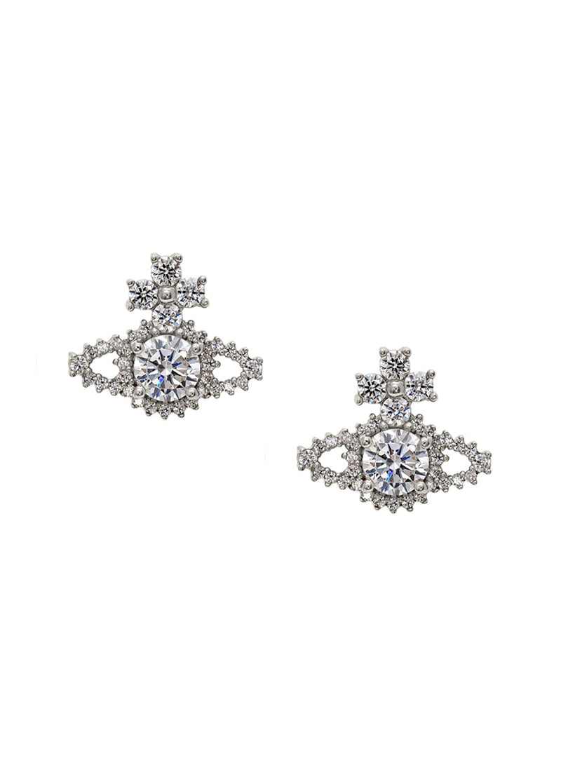 Valentina Orb Earrings - Silver