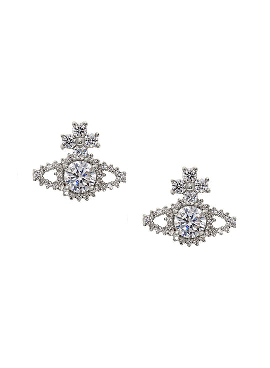 Valentina Orb Earrings - Silver - 62010101-02P102-SM