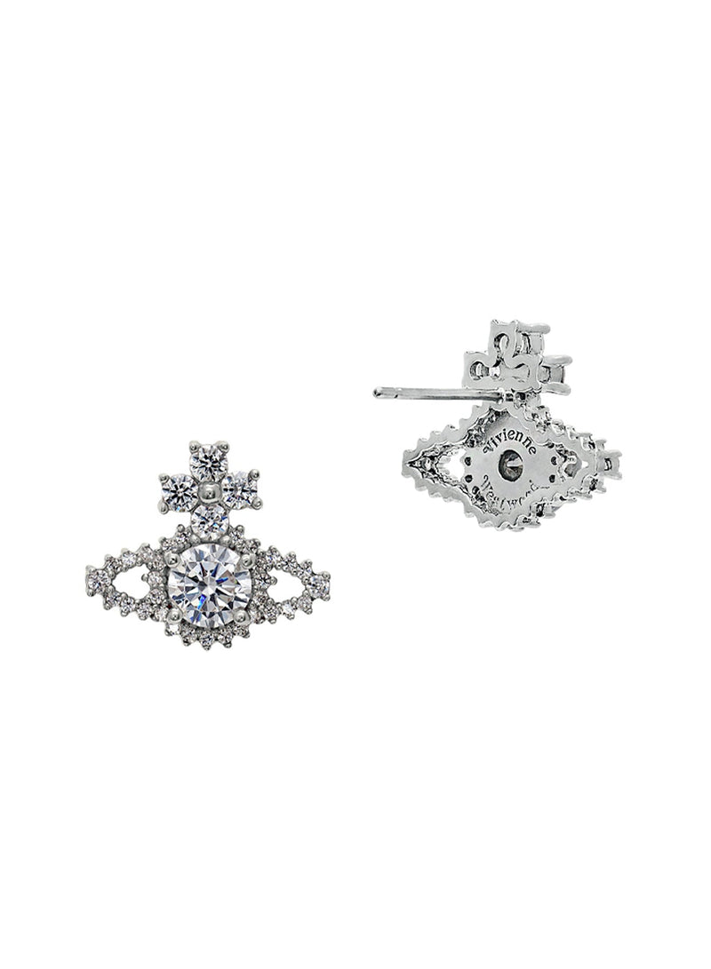 Valentina Orb Earrings - Silver