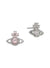 Valentina Orb Earrings - Silver/Pink - 62010101-02P271