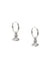 Nina Sparkle Earrings - Silver/White - 62010109-01P102-SM