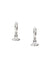 Nina Sparkle Earrings - Silver/White - 62010109-01P102-SM