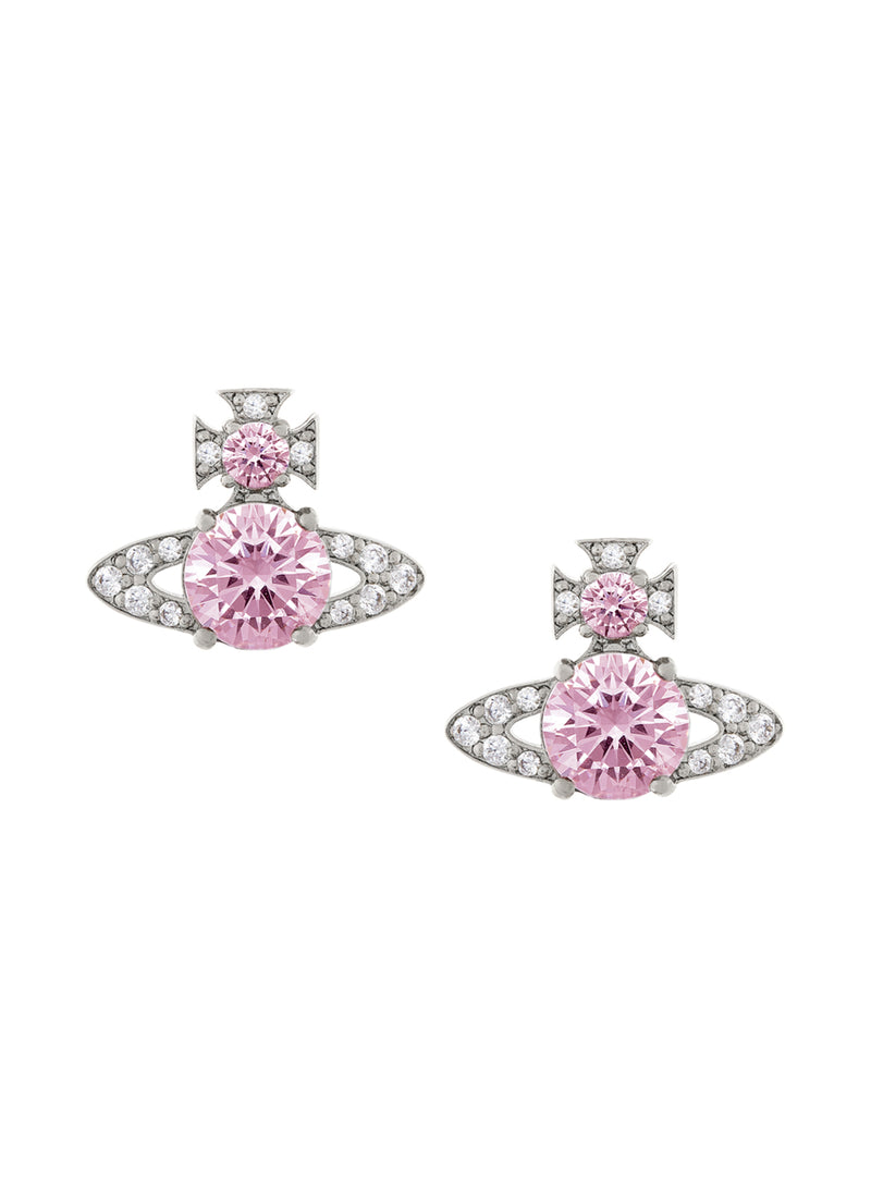 Ismene Earrings - Silver/Pink - 62010253-02P354-IM