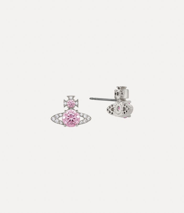 Ismene Earrings - Silver/Pink - 62010253-02P354-IM