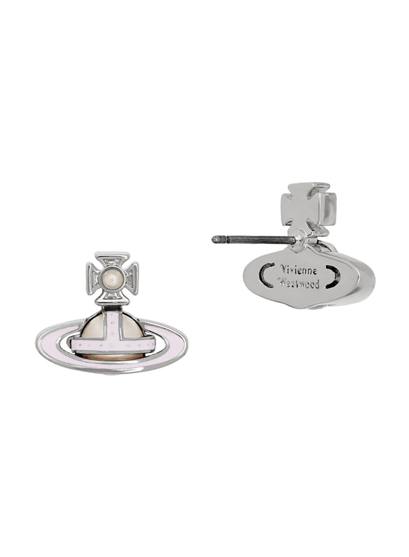 Simonetta Bas Relief Earrings - Silver