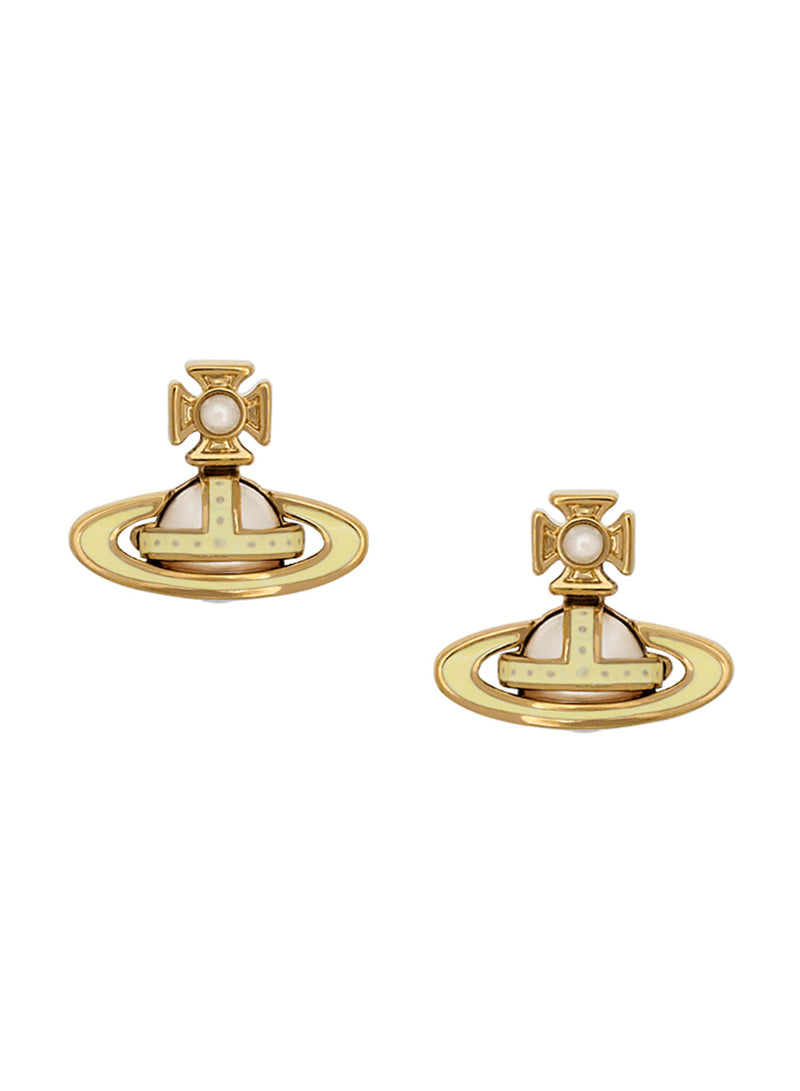 Simonetta Bas Relief Earrings - Gold