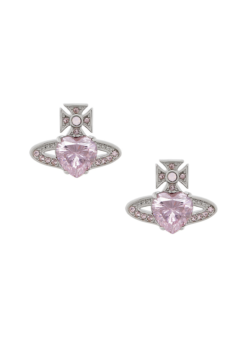 Ariella Earrings - Silver/Rose - 6201031T-02P459