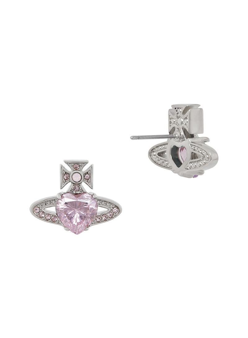 Ariella Earrings - Silver/Rose - 6201031T-02P459