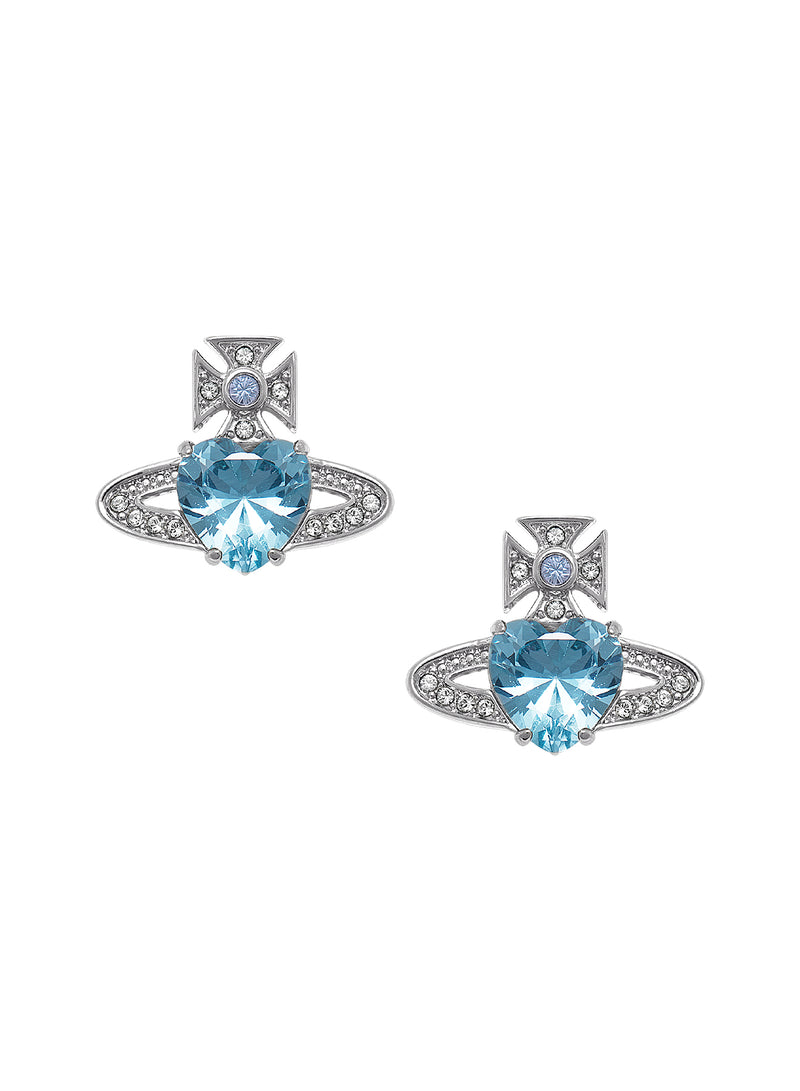 Ariella Stud Earrings - Silver/Blue - 6201031T-02P649