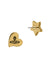 Priscilla Earrings - Gold/Black - 6201033B-02R221-FJ