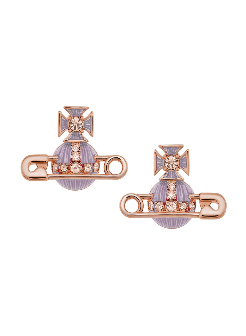 Kitty Earrings - Rose Gold/Rose/Violet - 6201033P-02G394-CN