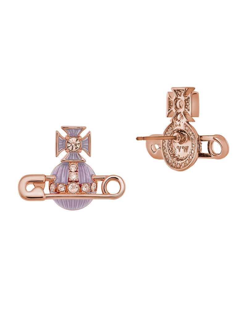 Kitty Earrings - Rose Gold/Rose/Violet - 6201033P-02G394-CN