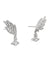 Dawna Earrings - Silver/White - 6201034L-01P102-SM