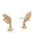 Dawna Earrings - Gold/White - 6201034L-01R102-SM