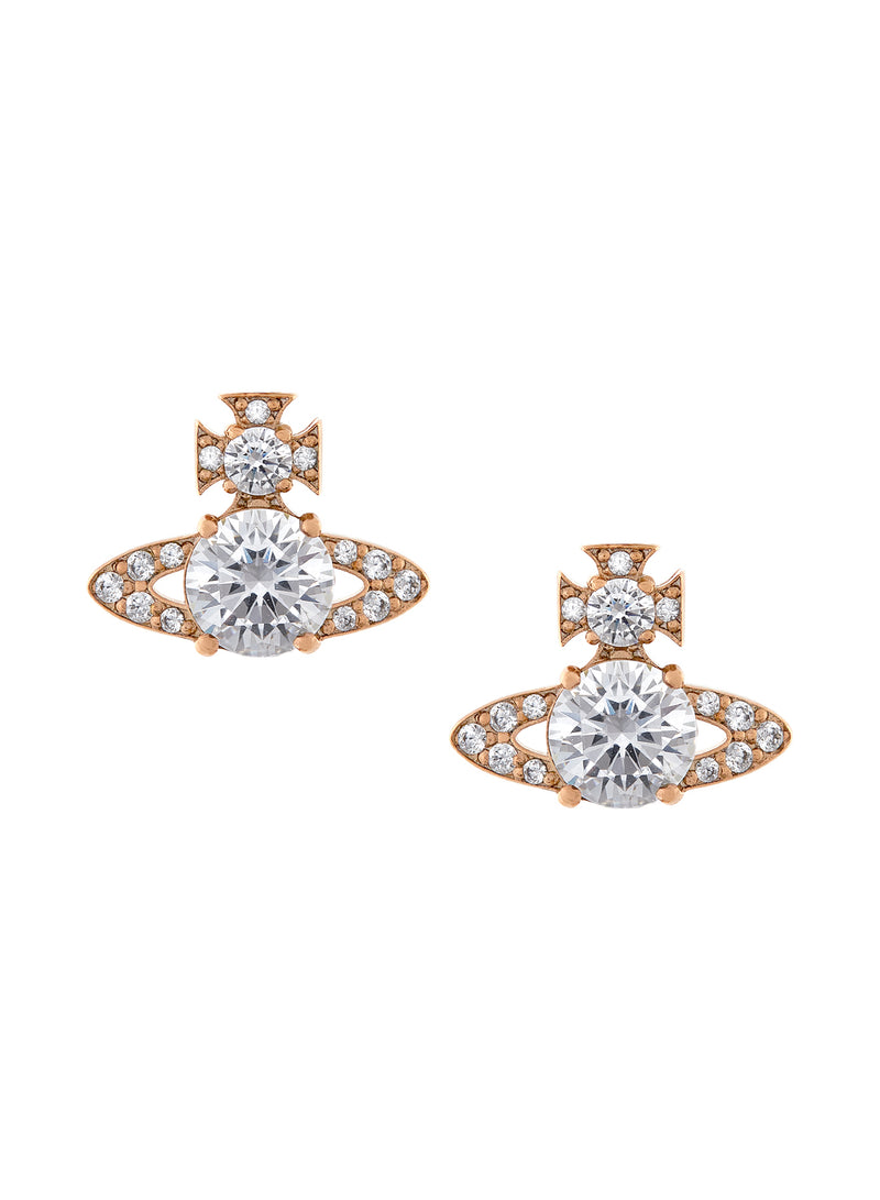 Ismene Earrings - Rose Gold/White - 6201034M-02G103-SM