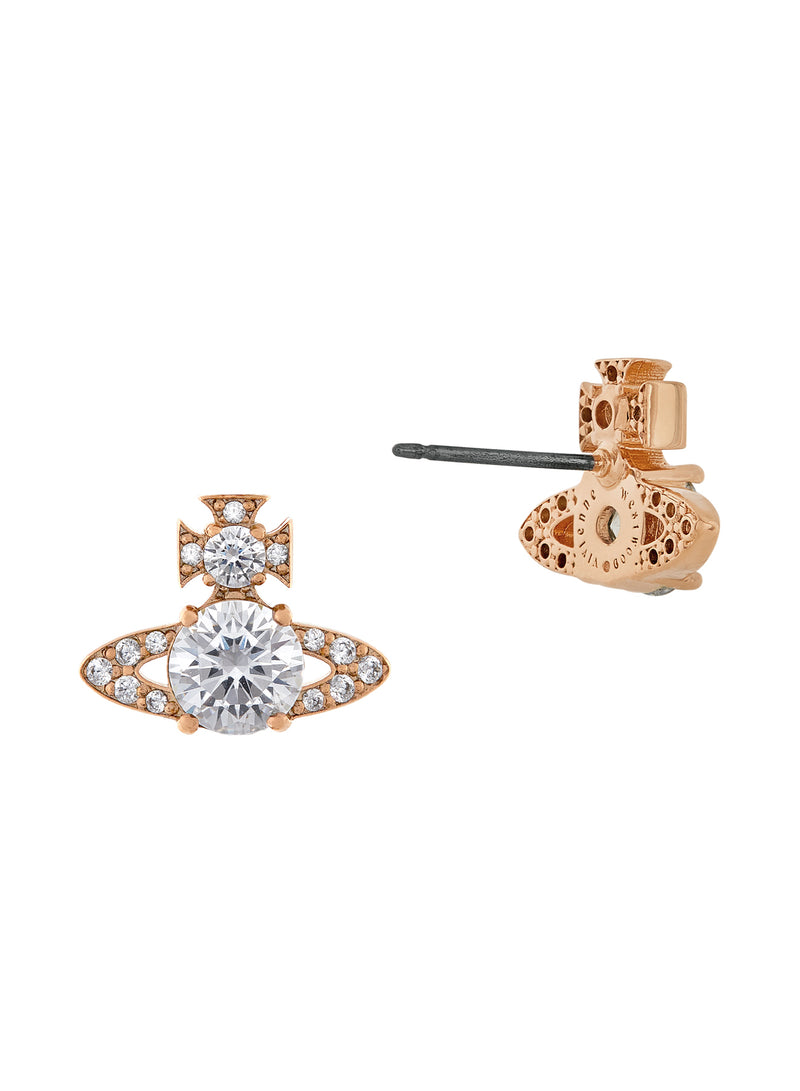 Ismene Earrings - Rose Gold/White - 6201034M-02G103-SM