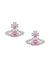 Ismene Earrings - Silver/Pink - 6201034M-02P271-SM