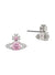 Ismene Earrings - Silver/Pink - 6201034M-02P271-SM