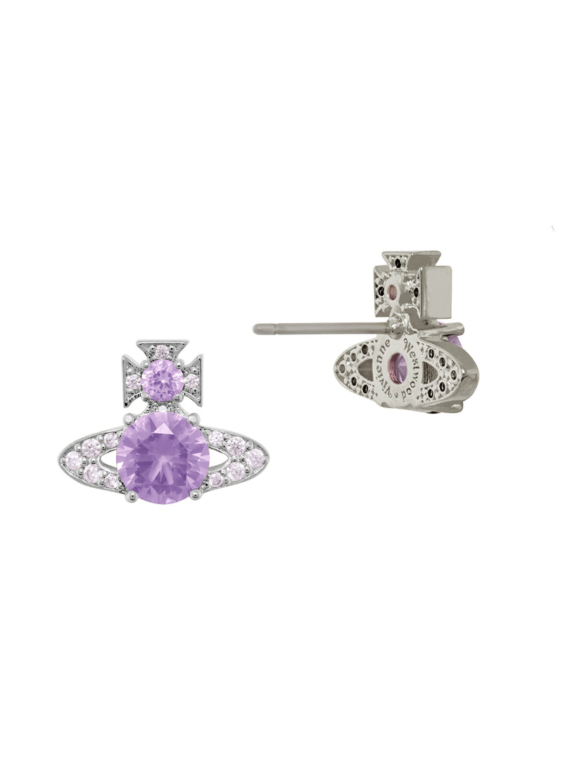 Ismene Earrings - Silver/Lavender - 6201034M-02P782