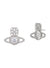 Norabelle Earrings - Silver/White - 6201034N-02P102-SM