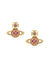 Willa Bas Relief Earrings - Gold/Rose - 6201034O-02R718-001