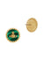Neyla Earrings - Gold/Malachite - 62010351-02R747-FJ