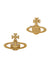 Mayfair Bas Relief Earrings - Gold - 6201035E-02R115