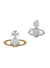 Mayfair Bas Relief Earrings - Silver/Gold - 6201035E-02W204