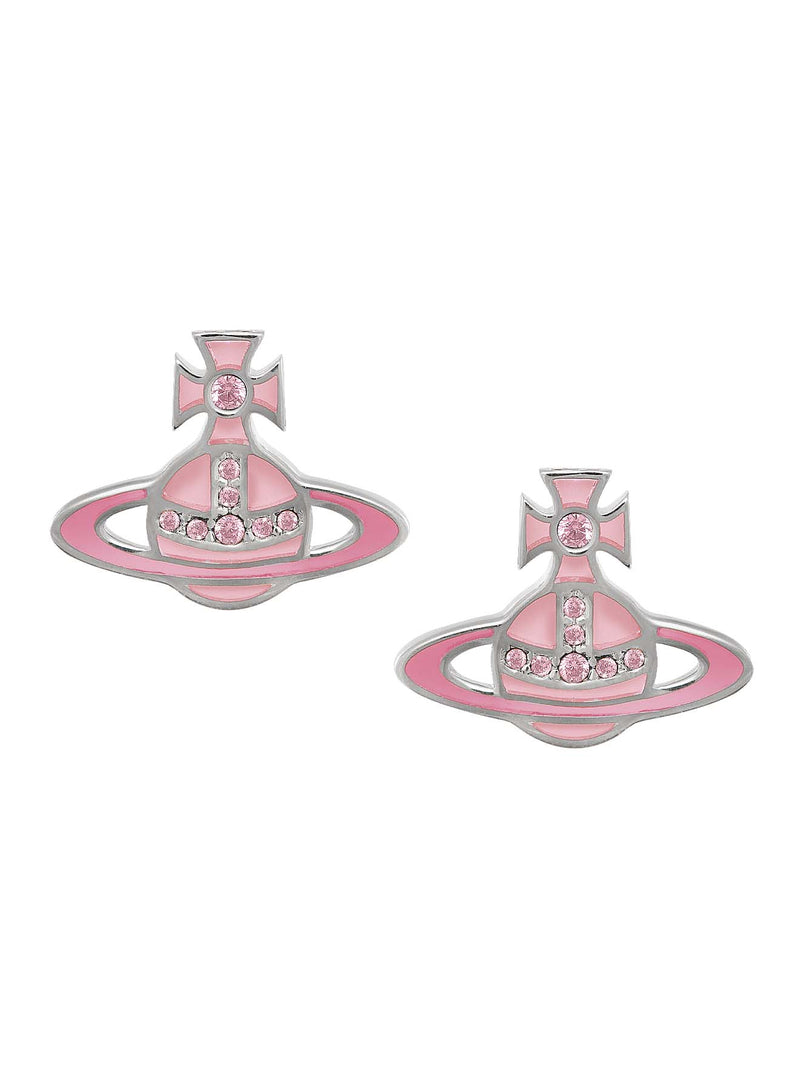 Concetta Bas Relief Earrings - Silver/Pink - 6201035U-02P524