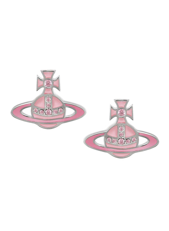 Concetta Bas Relief Earrings - Silver/Pink - 6201035U-02P524