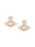 Tillya Earrings - Gold/Pink - 6201035W-02R811