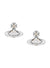 Simonetta Bas Relief Earrings - Silver/Pink - 6201035Z-02P113