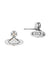Simonetta Bas Relief Earrings - Silver/Pink - 6201035Z-02P113