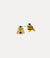 Bumble Bee Earrings - Gold - 62010361-02R865