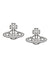 Coretta Earrings - Antique Silver - 62010372-02P156