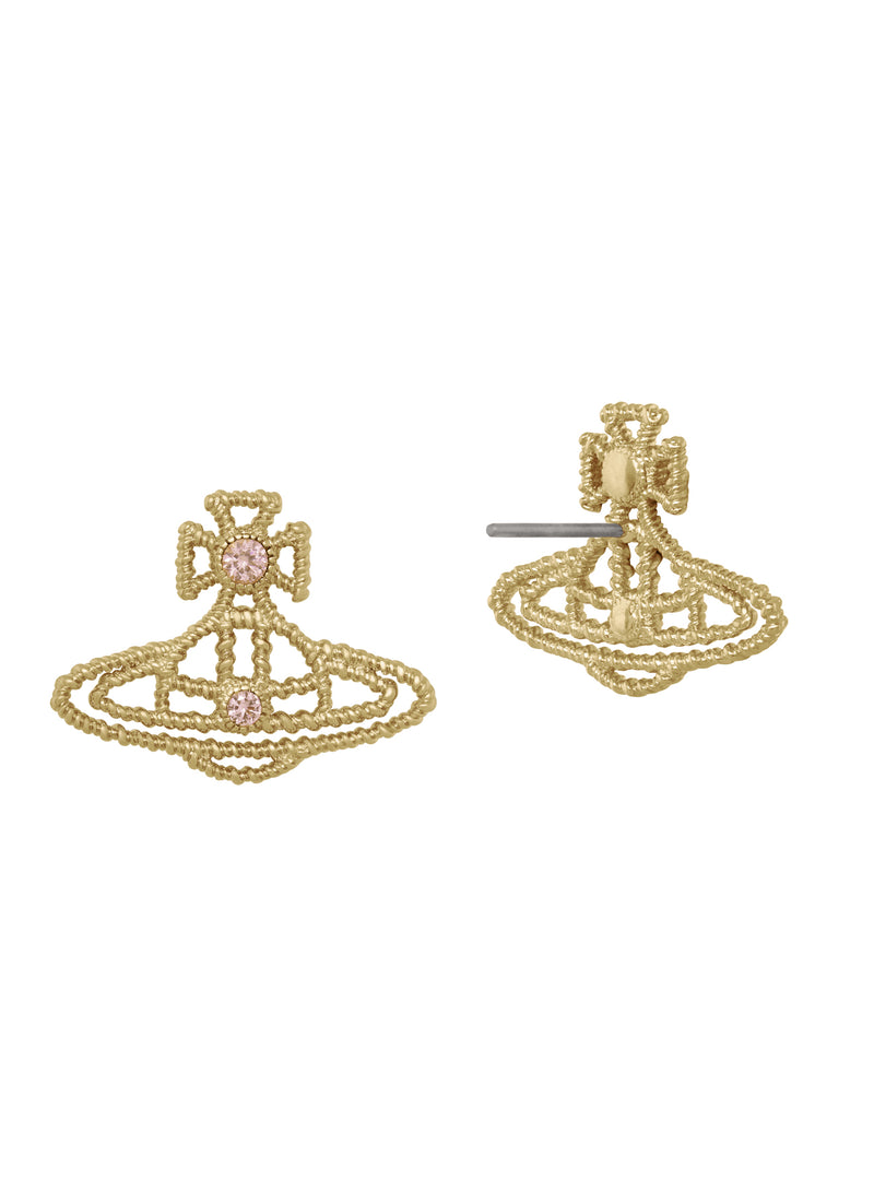 Coretta Earrings - Gold/Champagne - 62010372-02R229